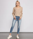 With fun and flirty details, Cozy And Chic V Neck Sweater shows off your unique style for a trendy outfit for the summer season!