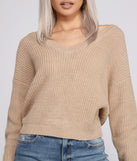 With fun and flirty details, Cozy And Chic V Neck Sweater shows off your unique style for a trendy outfit for the summer season!