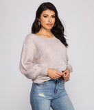 With fun and flirty details, So Cozy Metallic Eyelash Knit Sweater shows off your unique style for a trendy outfit for the summer season!