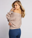 With fun and flirty details, Chic And Cozy Boat Neck Sweater shows off your unique style for a trendy outfit for the summer season!