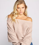 With fun and flirty details, Chic And Cozy Boat Neck Sweater shows off your unique style for a trendy outfit for the summer season!