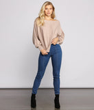 With fun and flirty details, Chic And Cozy Boat Neck Sweater shows off your unique style for a trendy outfit for the summer season!