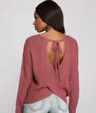 With fun and flirty details, Loving Knit Basic Open Back Sweater shows off your unique style for a trendy outfit for the summer season!