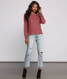 With fun and flirty details, Loving Knit Basic Open Back Sweater shows off your unique style for a trendy outfit for the summer season!