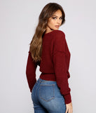 With fun and flirty details, Wrapped In Basics Surplice Sweater shows off your unique style for a trendy outfit for the summer season!