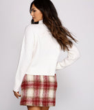 With fun and flirty details, Basic And Chic Mock Neck Sweater shows off your unique style for a trendy outfit for the summer season!