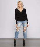 With fun and flirty details, Cozy And Casual Peplum Sweater shows off your unique style for a trendy outfit for the summer season!