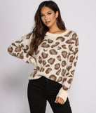The trendy Stylish And Sassy Leopard Print Sweater is the perfect pick to create a holiday outfit, new years attire, cocktail outfit, or party look for any seasonal event!