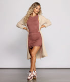 The Every Day Ribbed Tie Waist Cardigan helps create the best summer outfit for a look that slays at any event or occasion!