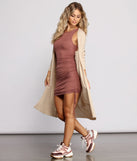 The Every Day Ribbed Tie Waist Cardigan helps create the best summer outfit for a look that slays at any event or occasion!