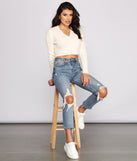 With fun and flirty details, Effortlessly Trendy Fuzzy Knit Cardigan shows off your unique style for a trendy outfit for the summer season!