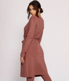 Keeping Knit Casual Tie Waist Duster for 2023 festival outfits, festival dress, outfits for raves, concert outfits, and/or club outfits
