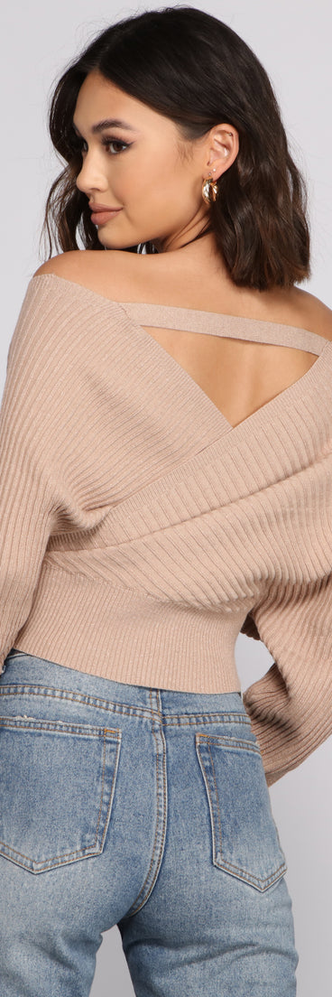 With fun and flirty details, Glitter And Gleam Ribbed Knit Sweater shows off your unique style for a trendy outfit for the summer season!