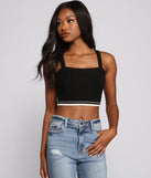 With fun and flirty details, So Cozy Cable Knit Ribbed Crop Top shows off your unique style for a trendy outfit for the summer season!