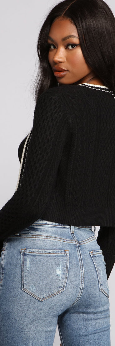 With fun and flirty details, So Cozy Cable Knit Ribbed Cardigan shows off your unique style for a trendy outfit for the summer season!