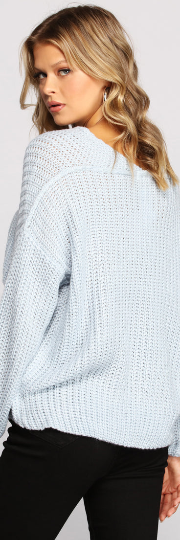 With fun and flirty details, Weekend Chill V-Neck Sweater shows off your unique style for a trendy outfit for the summer season!