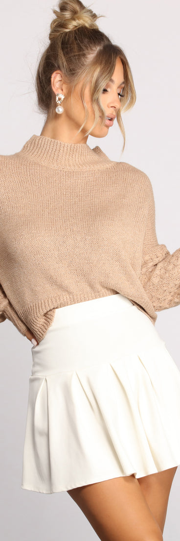 With fun and flirty details, Ever So Chic Knit Sweater shows off your unique style for a trendy outfit for the summer season!