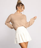 With fun and flirty details, Ever So Chic Knit Sweater shows off your unique style for a trendy outfit for the summer season!