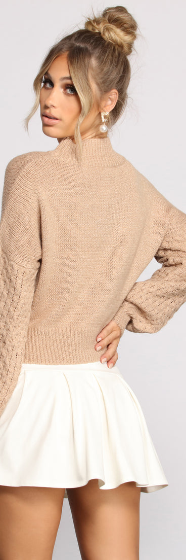 With fun and flirty details, Ever So Chic Knit Sweater shows off your unique style for a trendy outfit for the summer season!