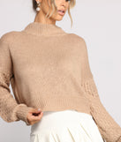 With fun and flirty details, Ever So Chic Knit Sweater shows off your unique style for a trendy outfit for the summer season!
