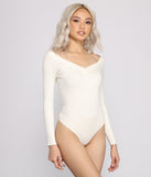 With fun and flirty details, Basic Must-Have Ribbed Knit Bodysuit shows off your unique style for a trendy outfit for the summer season!