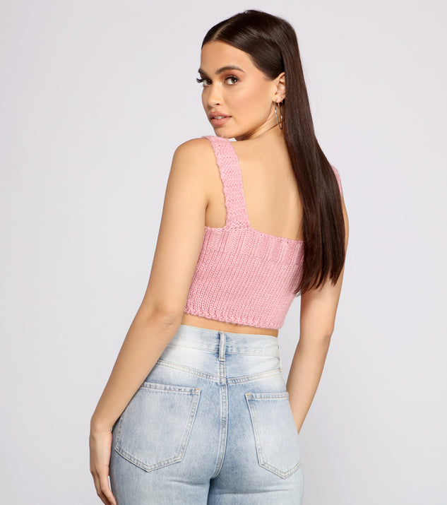 Cute And Chic Sweater Knit Crop Top | Windsor