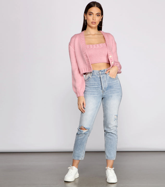 Cute sweater shop crop tops