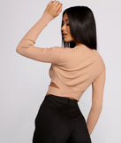 With fun and flirty details, Trendy Girl Ribbed Knit Cropped Sweater shows off your unique style for a trendy outfit for the summer season!