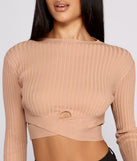 With fun and flirty details, Trendy Girl Ribbed Knit Cropped Sweater shows off your unique style for a trendy outfit for the summer season!