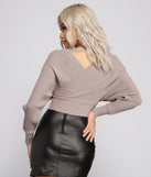 With fun and flirty details, the Doll It Up Open Back Ribbed Sweater shows off your unique style for a trendy outfit for the spring or summer season!