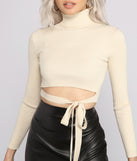 With fun and flirty details, Trendy Babe Turtleneck Crop Top shows off your unique style for a trendy outfit for the summer season!