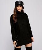 With fun and flirty details, Loving Knit Oversized Cable Knit Tunic shows off your unique style for a trendy outfit for the summer season!