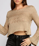 With fun and flirty details, Ring It Out Crochet Crop Top shows off your unique style for a trendy outfit for the summer season!
