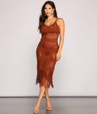 Boho-Chic Crochet Midi Dress is a trendy pick to create 2023 festival outfits, festival dresses, outfits for concerts or raves, and complete your best party outfits!