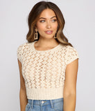 Boho Beauty Crochet Crop Top is a trendy pick to create 2023 festival outfits, festival dresses, outfits for concerts or raves, and complete your best party outfits!