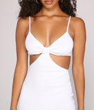 Major Headturner Cutout Midi Dress