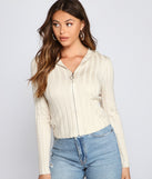 With fun and flirty details, Keeping Knit Real Ribbed Knit Cardigan shows off your unique style for a trendy outfit for the summer season!
