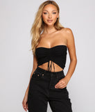 With fun and flirty details, Sultry Stylish Basic Tube Top shows off your unique style for a trendy outfit for the summer season!