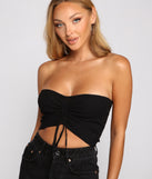 With fun and flirty details, Sultry Stylish Basic Tube Top shows off your unique style for a trendy outfit for the summer season!