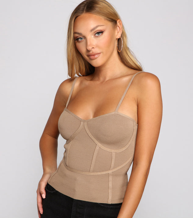 With fun and flirty details, Embraced In Glamour Bustier shows off your unique style for a trendy outfit for the summer season!