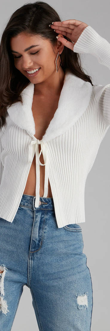 The trendy Major Trendsetter Faux Fur Sweater is the perfect pick to create a holiday outfit, new years attire, cocktail outfit, or party look for any seasonal event!