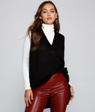 With fun and flirty details, Layer On Those Basics Sweater Vest shows off your unique style for a trendy outfit for the summer season!