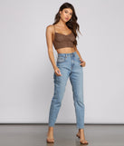 With fun and flirty details, Living In Luxe Lurex Bustier shows off your unique style for a trendy outfit for the summer season!