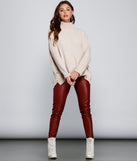 With fun and flirty details, Casual And Cozy Chenille Sweater shows off your unique style for a trendy outfit for the summer season!