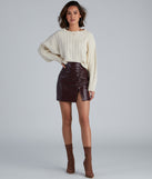 With fun and flirty details, Pumpkin Spice Cable Knit Sweater shows off your unique style for a trendy outfit for the summer season!