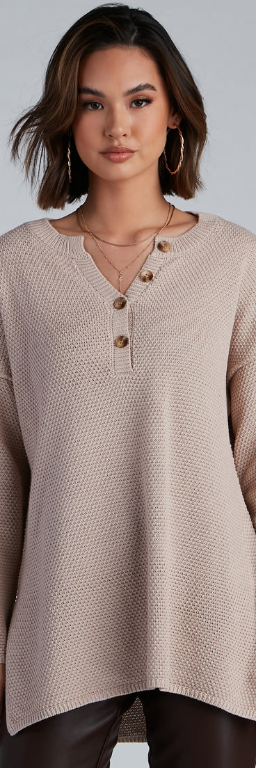 With fun and flirty details, Girl Next Door Henley Long Sleeve Top shows off your unique style for a trendy outfit for the summer season!