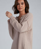 With fun and flirty details, Girl Next Door Henley Long Sleeve Top shows off your unique style for a trendy outfit for the summer season!
