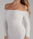 Best Of Both Worlds Eyelash Knit Dress