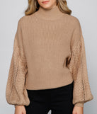 With fun and flirty details, Cuddle Up Cable Knit Sweater shows off your unique style for a trendy outfit for the summer season!