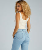 With fun and flirty details, Autumn Harvest Scoop Neck Crop Tank shows off your unique style for a trendy outfit for the summer season!